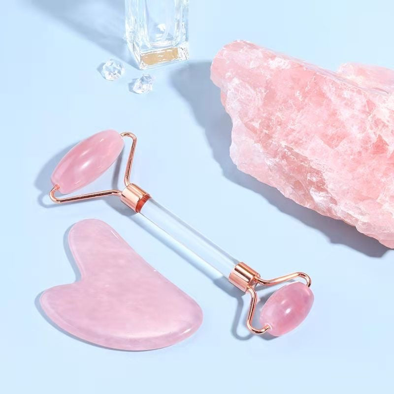 Duo - GUA SHA + Rouleau de Jade - Visage et cou