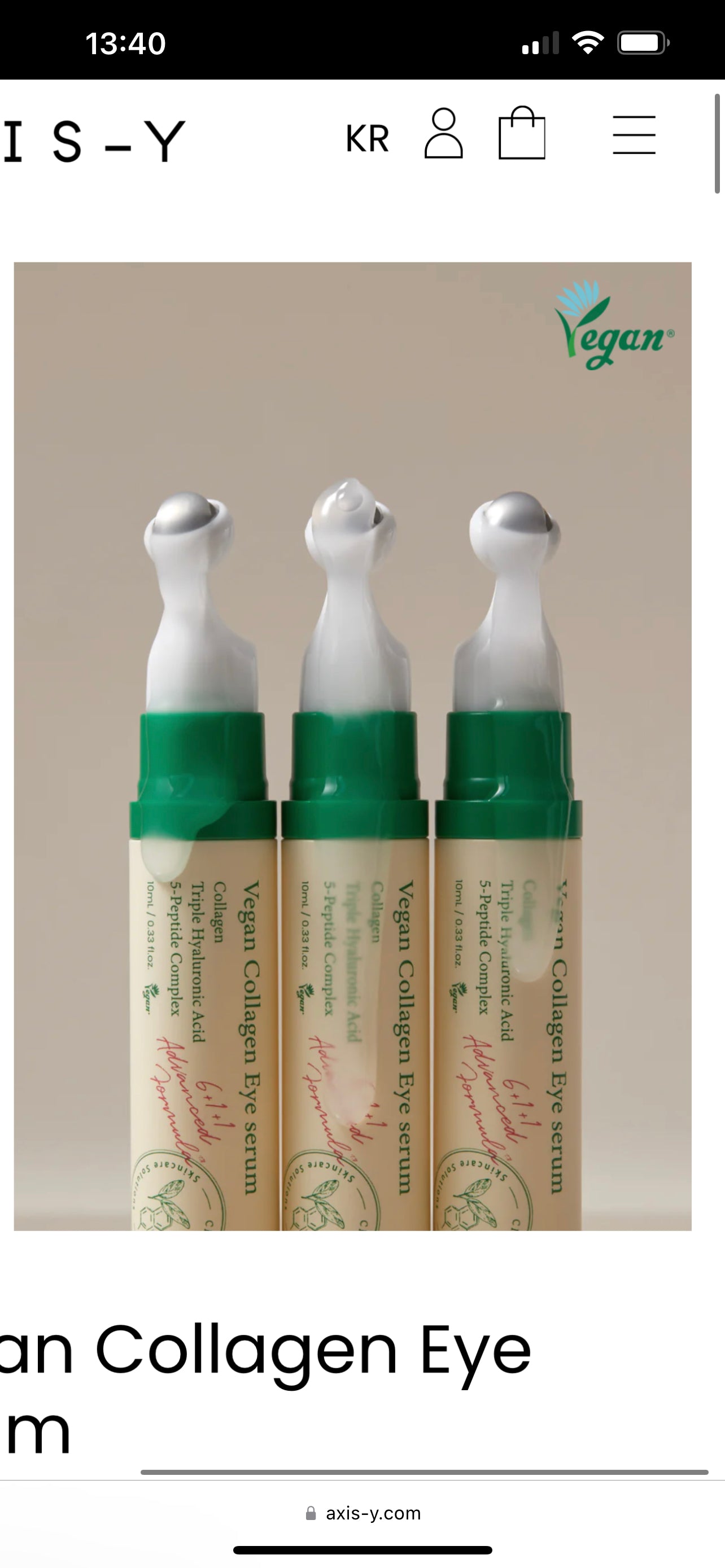 AXIS - Y - Vegan Collagen Eye Serum - Sérum yeux