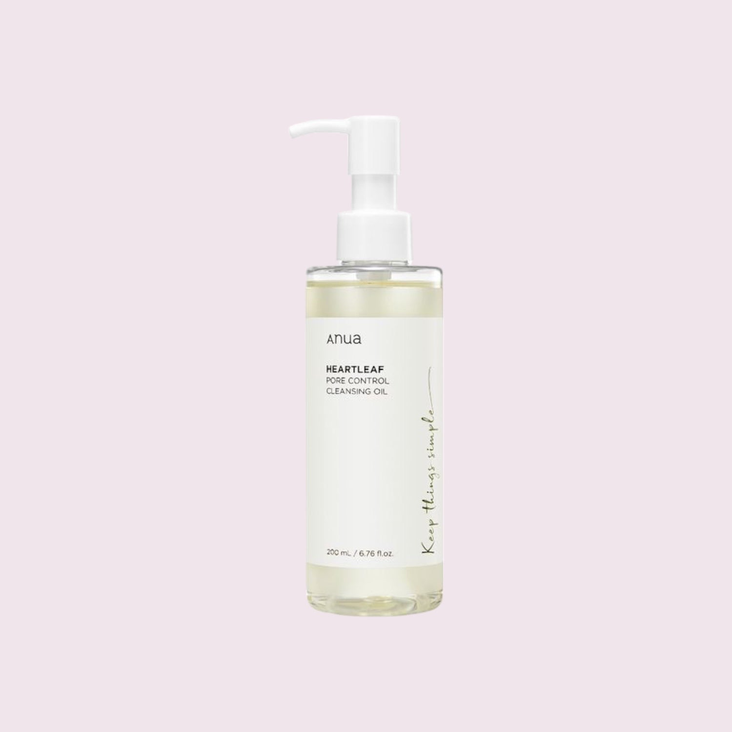 Anua - Heartleaf Pore Control Cleansing Oil - Huile nettoyante démaquillante