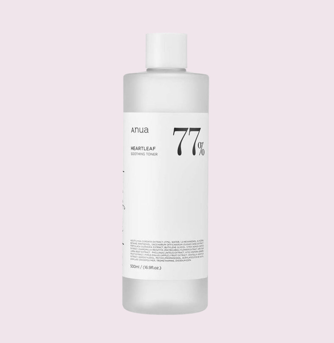 Anua - Heartleaf 77% Soothing Toner JUMBO - Tonique hydratant (grand format 500ml)