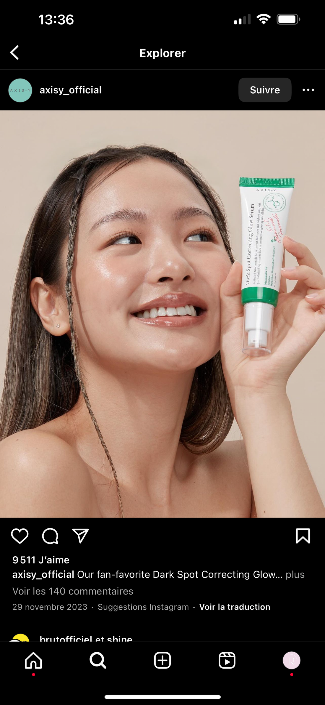 AXIS - Y - Dark Spot Correcting Glow Serum - Serum anti-taches